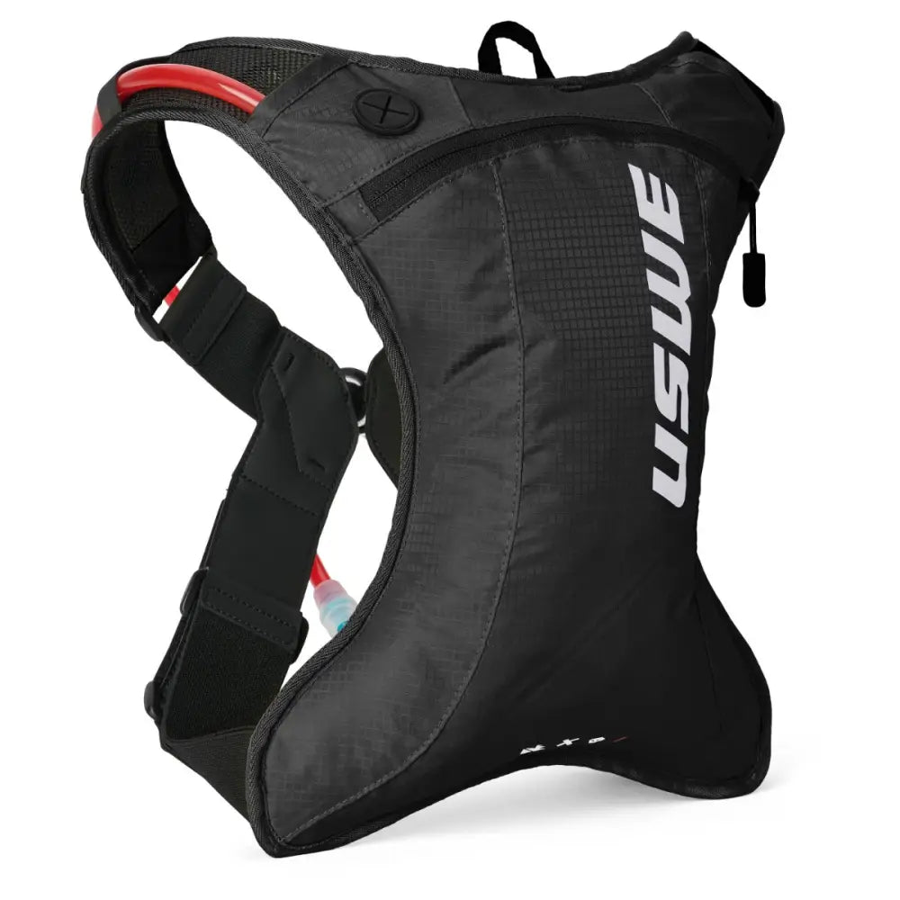 Mochila USWE Outlander Moto 2L con Bolsa de Hidratación, Black
