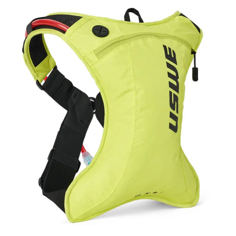 Mochila USWE Outlander Moto 2L con Bolsa de Hidratación, Crazy Yellow
