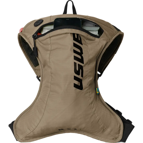 Mochila USWE Outlander Moto 2L con Bolsa de Hidratación, Sand