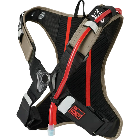 Mochila USWE Outlander Moto 2L con Bolsa de Hidratación, Sand