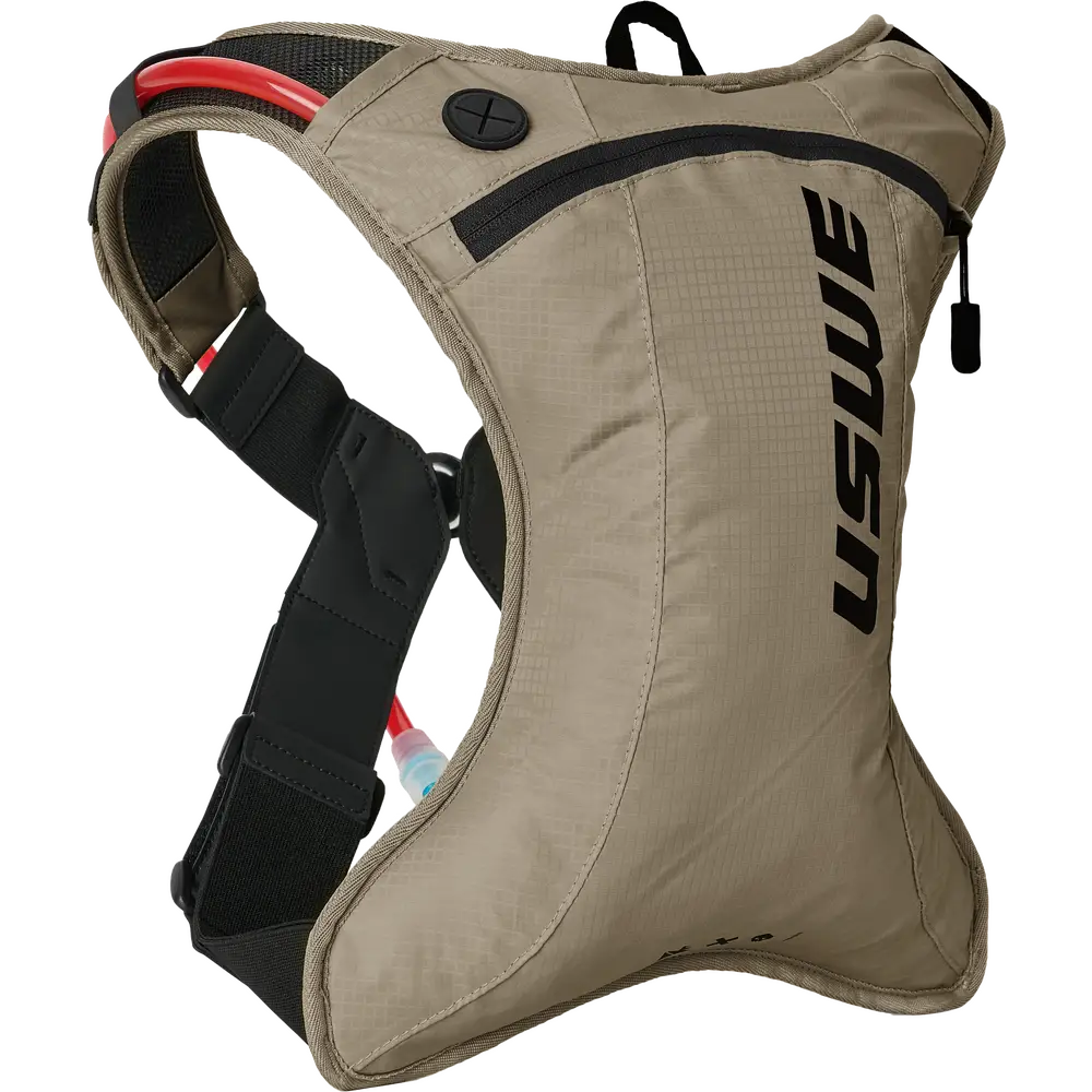 Mochila USWE Outlander Moto 2L con Bolsa de Hidratación, Sand