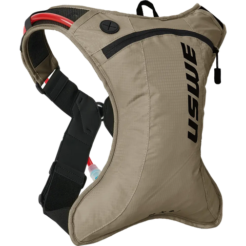 Mochila USWE Outlander Moto 2L con Bolsa de Hidratación, Sand