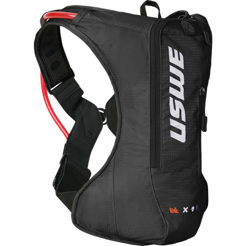 Mochila USWE Outlander Moto 4L con Bolsa de Hidratación, Black