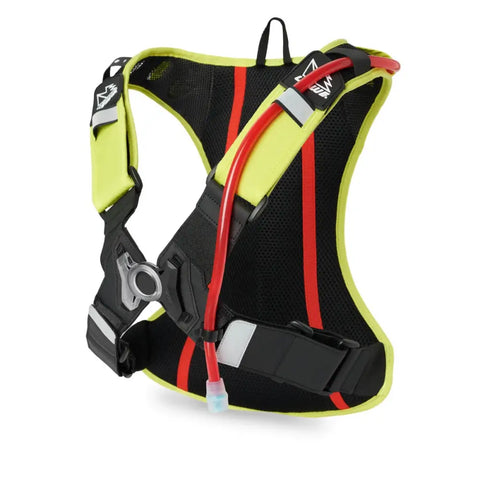 Mochila USWE Outlander Moto 4L con Bolsa de Hidratación, Crazy Yellow
