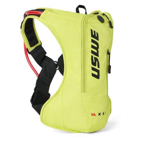 Mochila USWE Outlander Moto 4L con Bolsa de Hidratación, Crazy Yellow