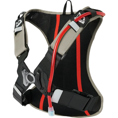 Mochila USWE Outlander Moto 4L con Bolsa de Hidratación, Sand