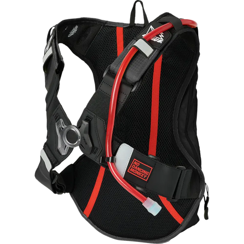 Mochila USWE Outlander Moto 9L con Bolsa de Hidratación, Black