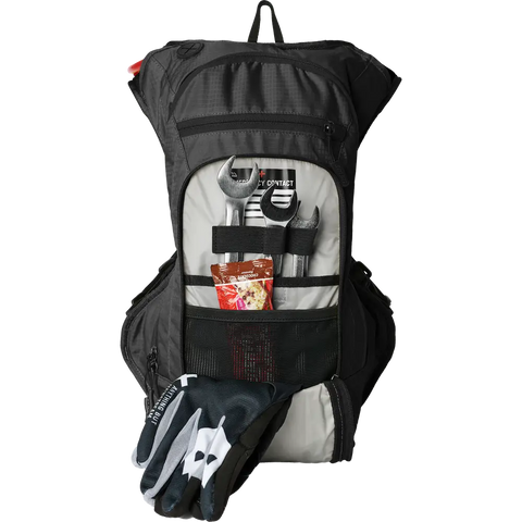 Mochila USWE Outlander Moto 9L con Bolsa de Hidratación, Black
