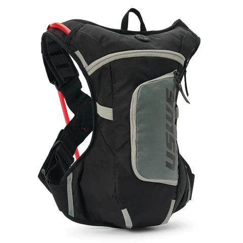 Mochila USWE Raw 4L con Bolsa de Hidratación de 3.0 L Elite Black/Grey