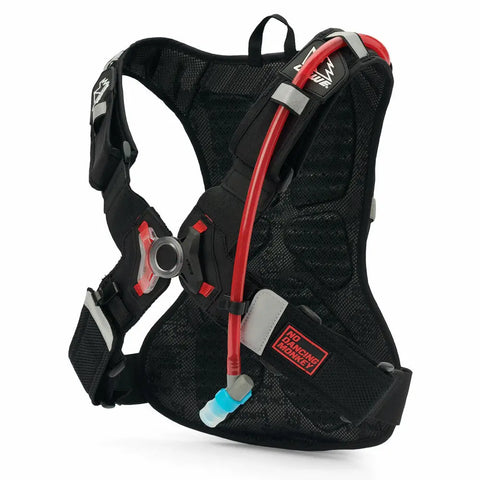 Mochila USWE Raw 4L con Bolsa de Hidratación de 3.0 L Elite Black/Grey