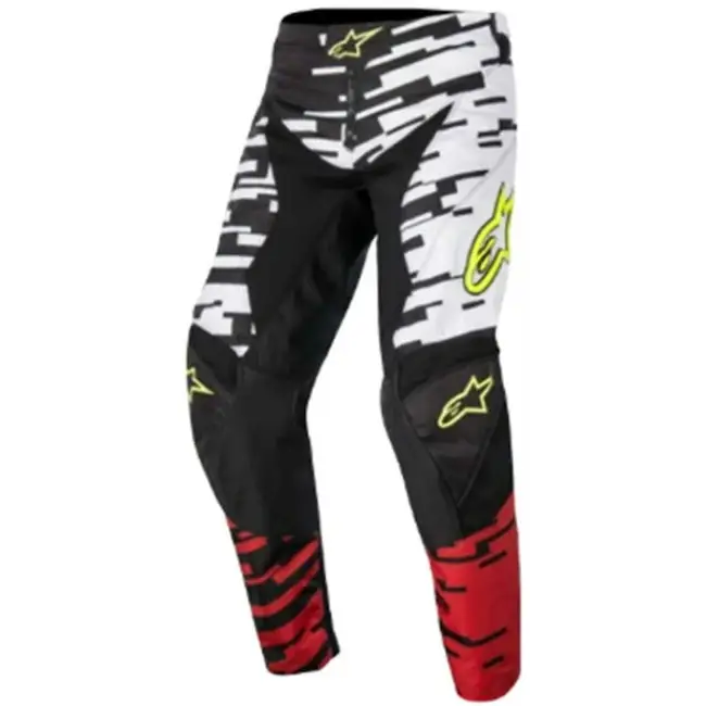 Pantalones Alpinestars Racer Braap para Niño White/Red/Black