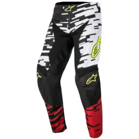 Pantalones Alpinestars Racer Braap para Niño White/Red/Black