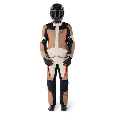 Pantalones Alpinestars ST-1 Waterproof Dark Khaki/Sand /Black/Red Fluo