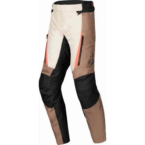 Pantalones Alpinestars ST-1 Waterproof Dark Khaki/Sand /Black/Red Fluo