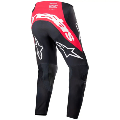 Pantalones Alpinestars Supertech Ward Black/Red Berry