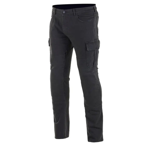 Pantalones Cargo Alpinestars Black Distressed