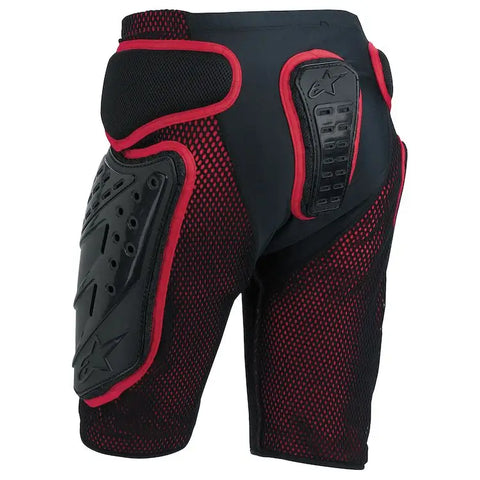 Pantalones Cortos Alpinestars Bionic Freeride Black/Red
