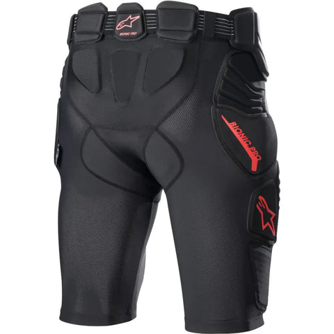 Pantalones Cortos Shorts Alpinestars Bionic Pro Black/Red