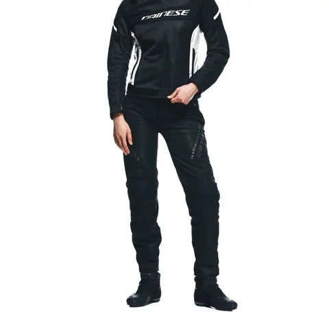 Pantalones de Mujer Dainese Drake 2 Super Air Tex Black/Black
