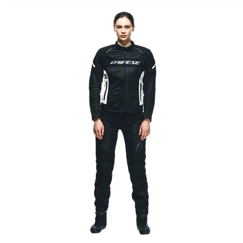 Pantalones de Mujer Dainese Drake 2 Super Air Tex Black/Black