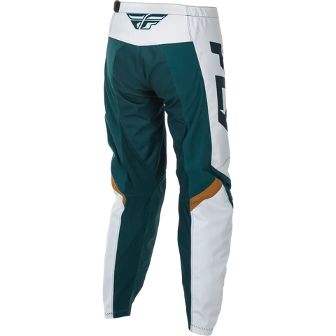 Pantalones de Mujer Fly Racing F-16 Teal/White/Gold