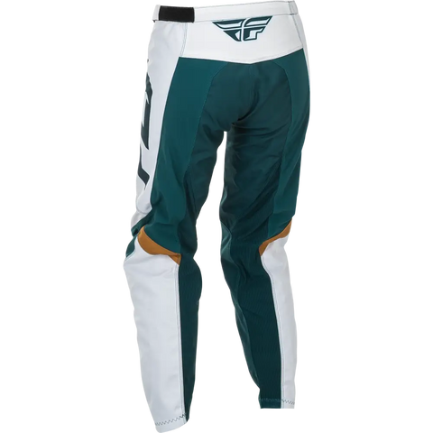 Pantalones de Mujer Fly Racing F-16 Teal/White/Gold