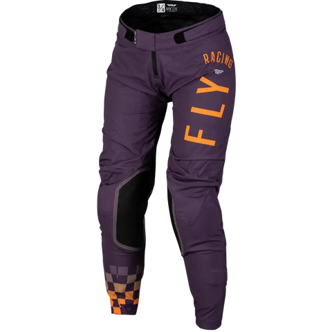 Pantalones de Mujer Fly Racing Lite Deep Purple/White/Neon Coral