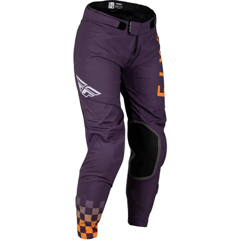 Pantalones de Mujer Fly Racing Lite Deep Purple/White/Neon Coral