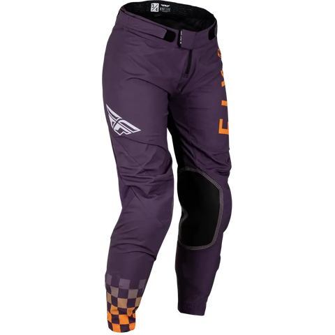 Pantalones de Mujer Fly Racing Lite Deep Purple/White/Neon Coral