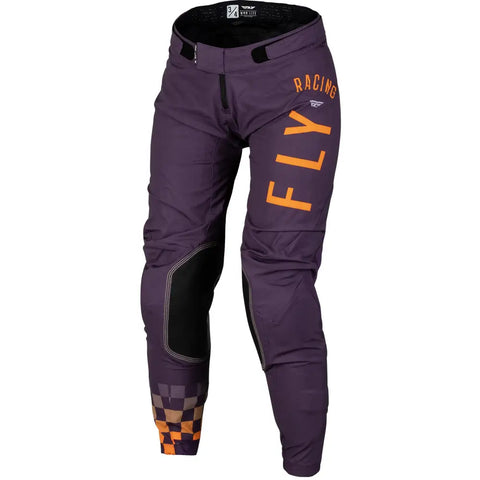 Pantalones de Mujer Fly Racing Lite Deep Purple/White/Neon Coral