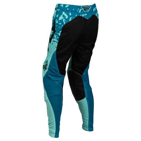 Pantalones de Mujer Fly Racing Lite Flake Aqua/Teal/Black