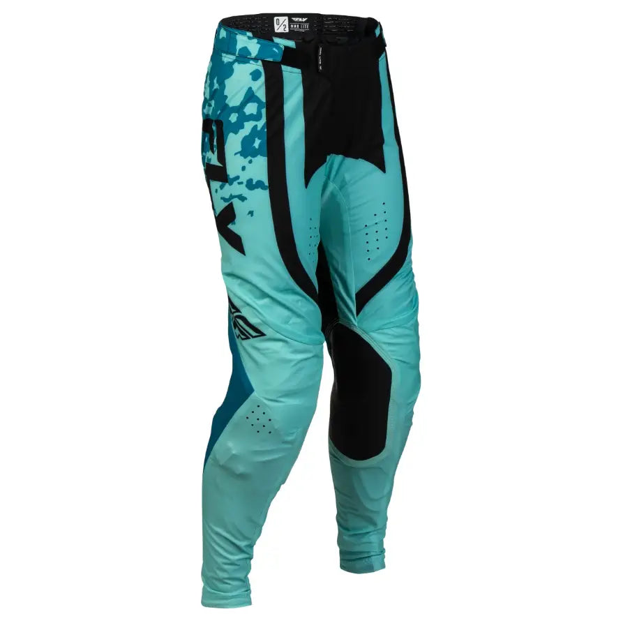 Pantalones de Mujer Fly Racing Lite Flake Aqua/Teal/Black