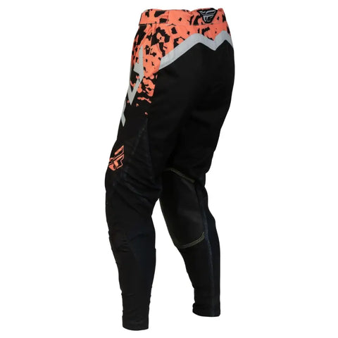 Pantalones de Mujer Fly Racing Lite Flake Black/Light Grey/Coral