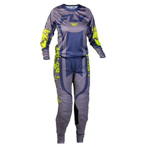 Pantalones de Mujer Fly Racing Lite Flake Lavendar/Blue/Yellow