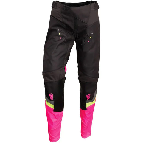 Pantalones de Mujer Thor Pulse Rev Charcoal/Fluo Pink