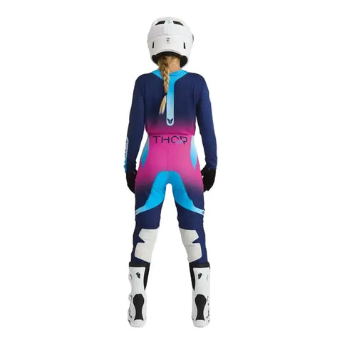 Pantalones de Mujer Thor Sportmode Merge Navy/Fuchsia
