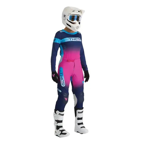 Pantalones de Mujer Thor Sportmode Merge Navy/Fuchsia