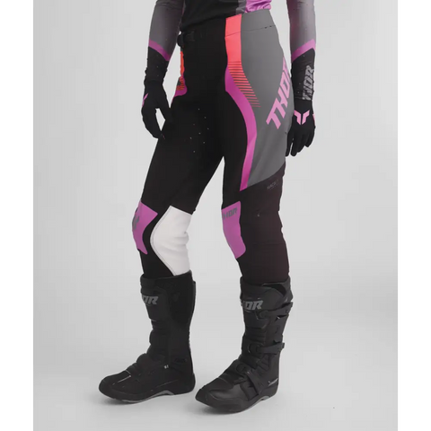 Pantalones de Mujer Thor Sportmode Velocity Black/Orchid