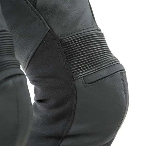 Pantalones de Piel Dainese Pony 3 Black-Matt