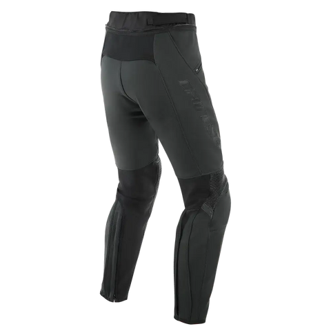 Pantalones de Piel Dainese Pony 3 Perforados Black Matt