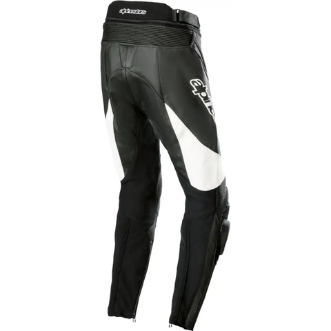 Pantalones de Piel para Mujer Alpinestars Stella Missile v3 Black/White