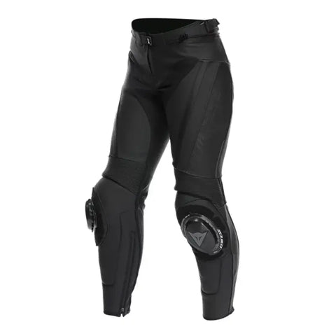 Pantalones de Piel para Mujer Dainese Delta 4 Black/Black
