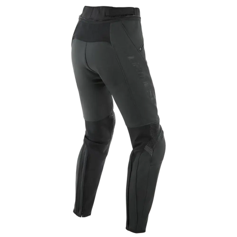 Pantalones de Piel para Mujer Dainese Pony 3 Black-Matt