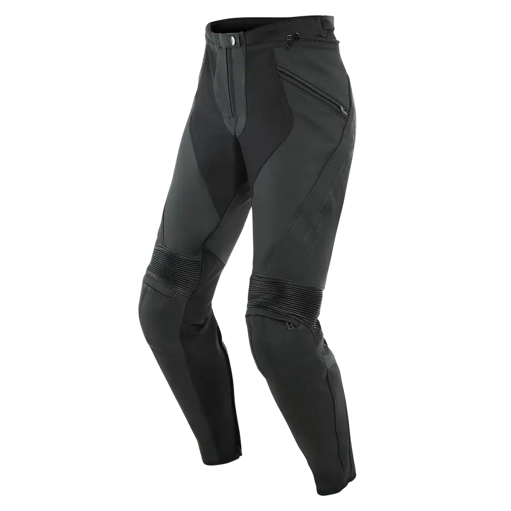 Pantalones de Piel para Mujer Dainese Pony 3 Black-Matt