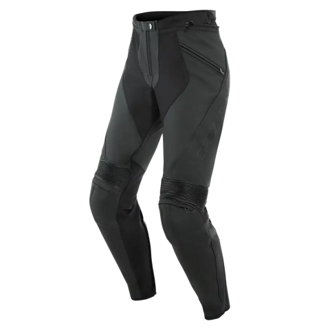 Pantalones de Piel para Mujer Dainese Pony 3 Black-Matt