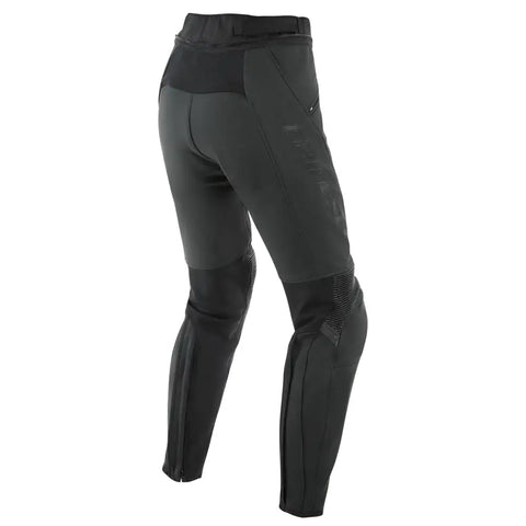 Pantalones de Piel para Mujer Dainese Pony 3 Black-Matt