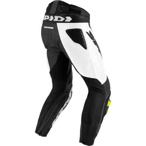 Pantalones de Piel Spidi RR Pro Warrior Yellow Fluo