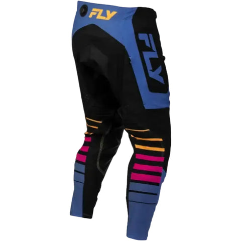 Pantalones Fly Racing Evolution DST Bolt Black/Blue/Multi Edición Limitada