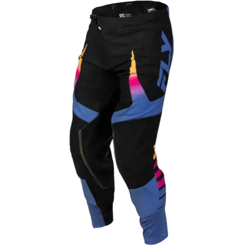 Pantalones Fly Racing Evolution DST Bolt Black/Blue/Multi Edición Limitada