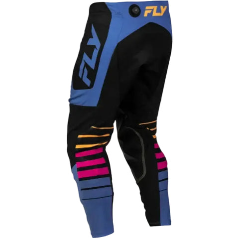 Pantalones Fly Racing Evolution DST Bolt Black/Blue/Multi Edición Limitada